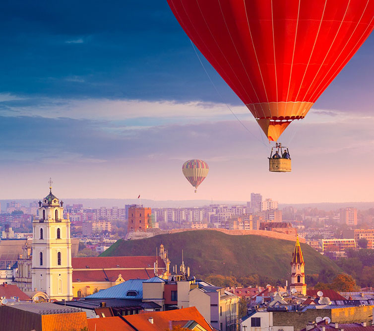 Aerial,View,Of,Vilnius,,Lithuania