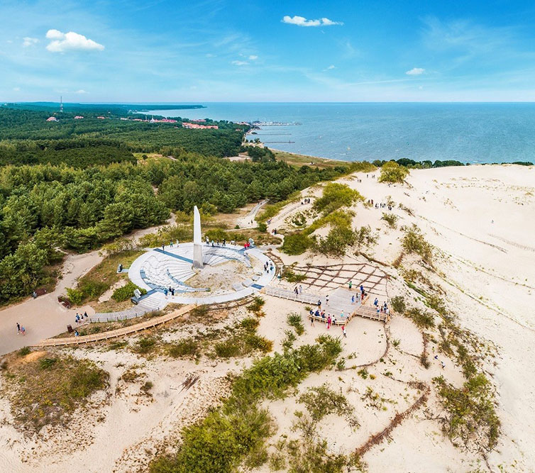 Parnidis,Dune,,Spit.,Parnidzio,Kopa.,The,Curonian,Lagoon.,Baltic,Sea.